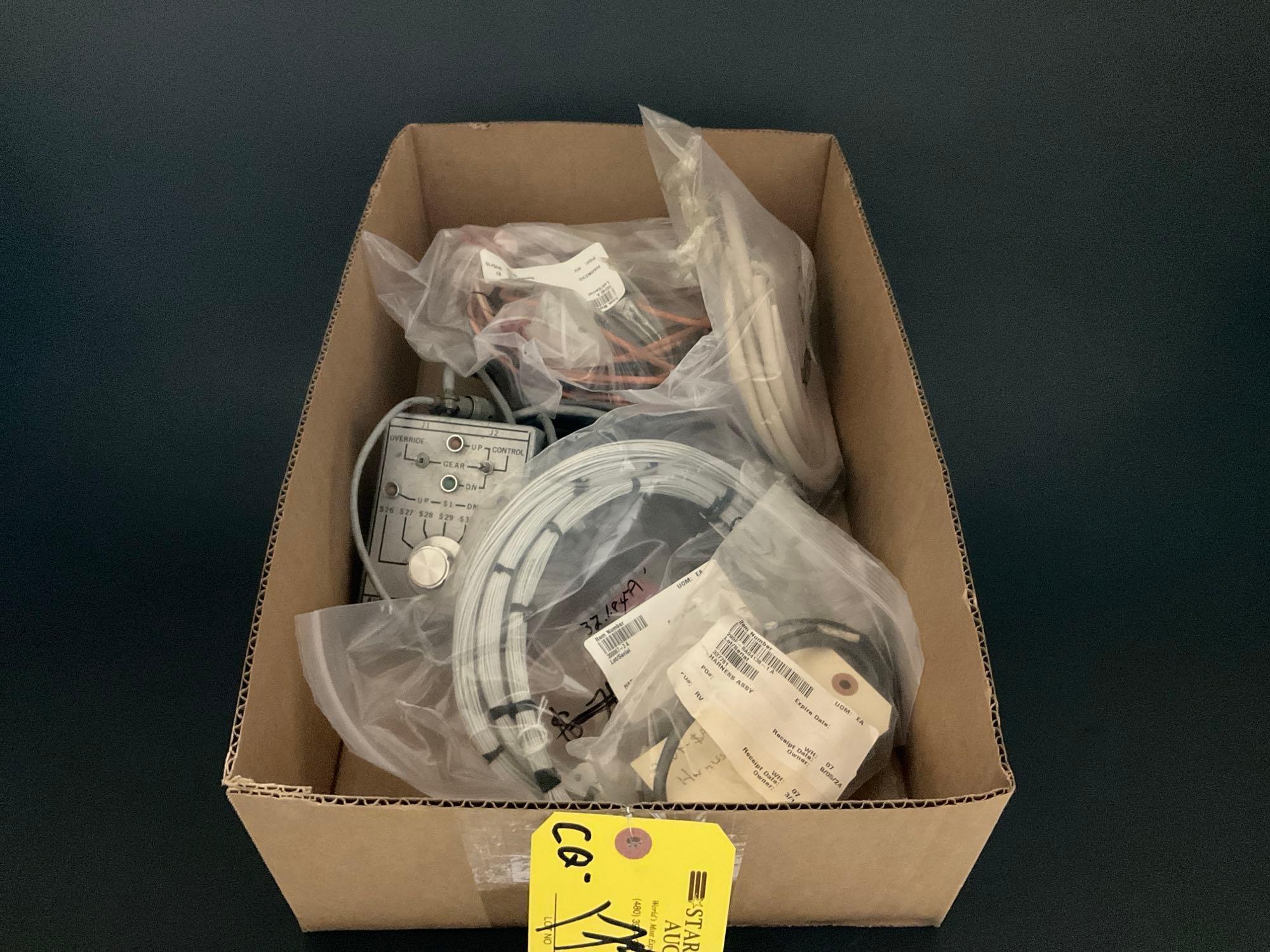 BOXES OF FALCON & GULFSTREAM TEST LEADS & BREAKOUT BOXES