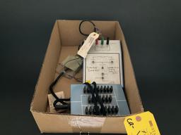 BOXES OF FALCON & GULFSTREAM TEST LEADS & BREAKOUT BOXES