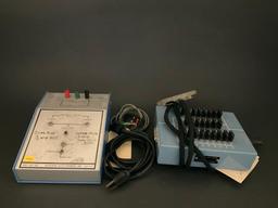 BOXES OF FALCON & GULFSTREAM TEST LEADS & BREAKOUT BOXES