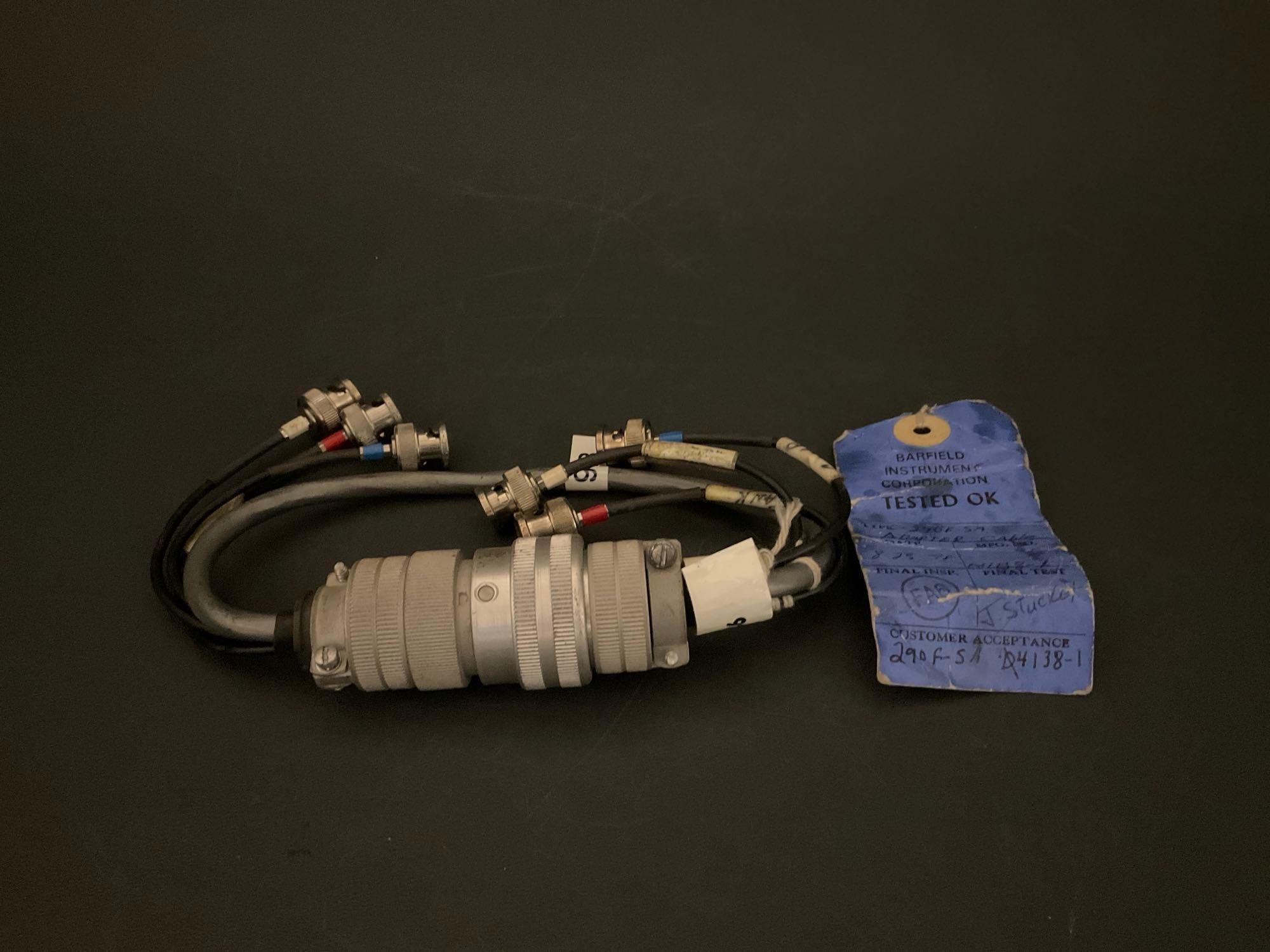 BOXES OF FALCON & GULFSTREAM TEST LEADS & BREAKOUT BOXES