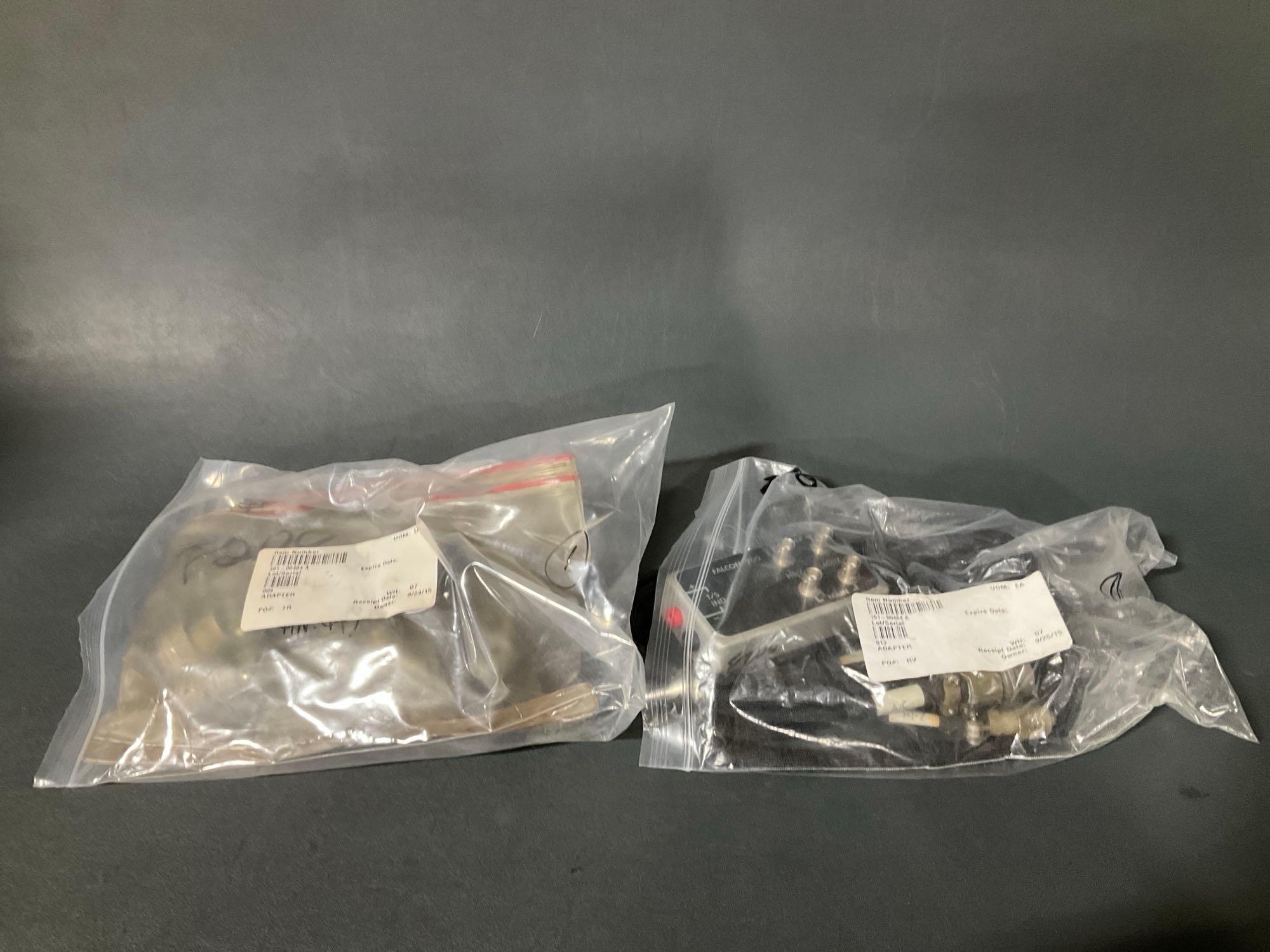 BOXES OF BARFIELD ADAPTER CABLES 101-00434, 101-00430, 101-00484, 101-00452, 101-00454, 101-00495,