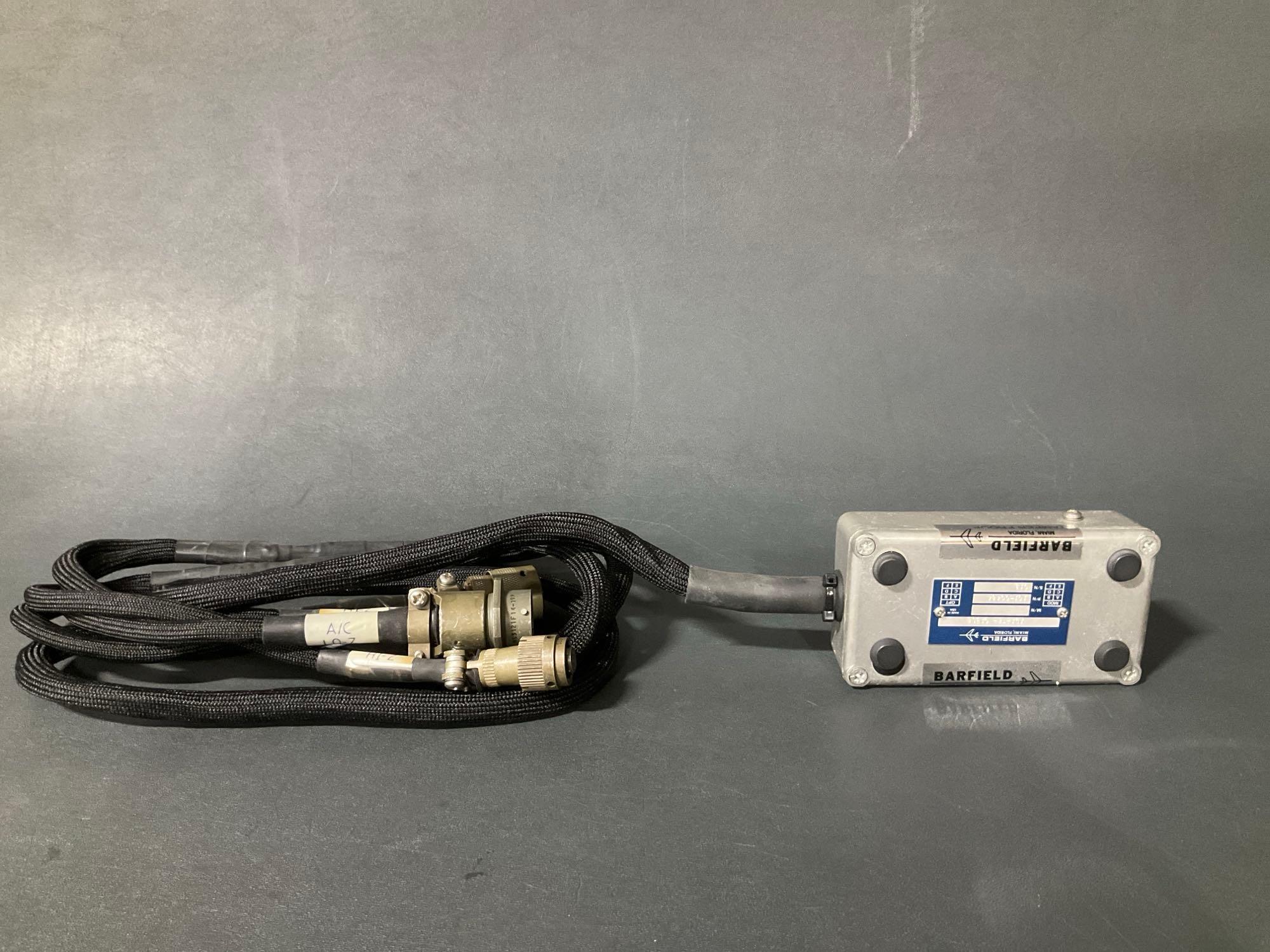 BOXES OF BARFIELD ADAPTER CABLES 101-00434, 101-00430, 101-00484, 101-00452, 101-00454, 101-00495,