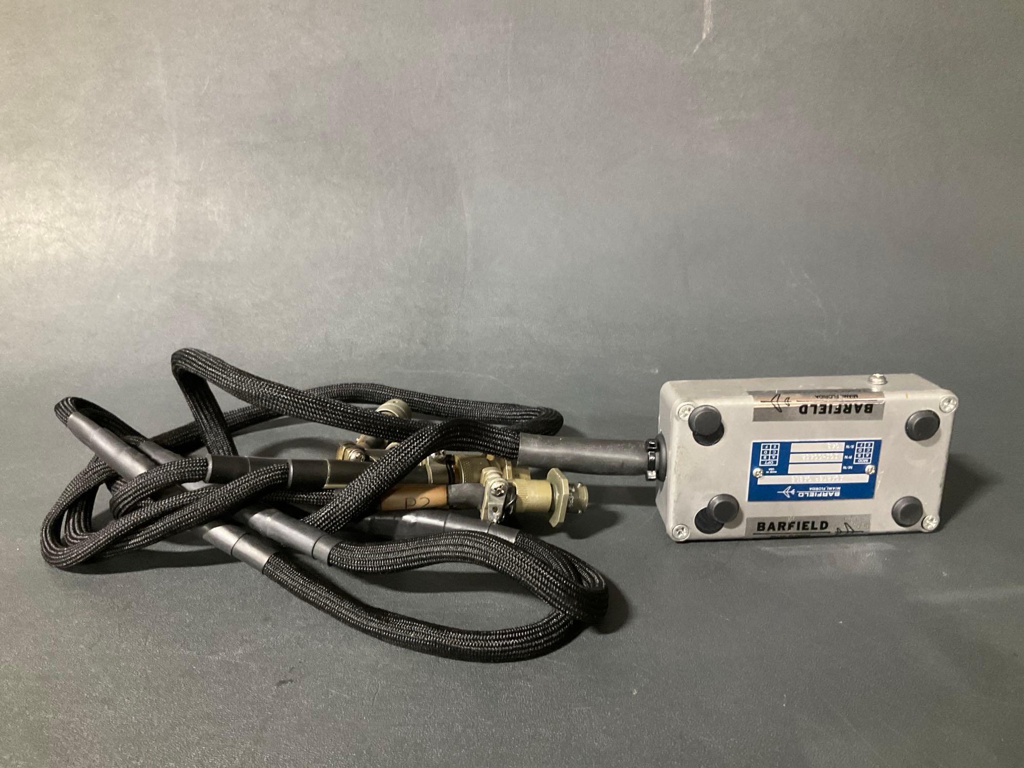 BOXES OF BARFIELD ADAPTER CABLES 101-00434, 101-00430, 101-00484, 101-00452, 101-00454, 101-00495,