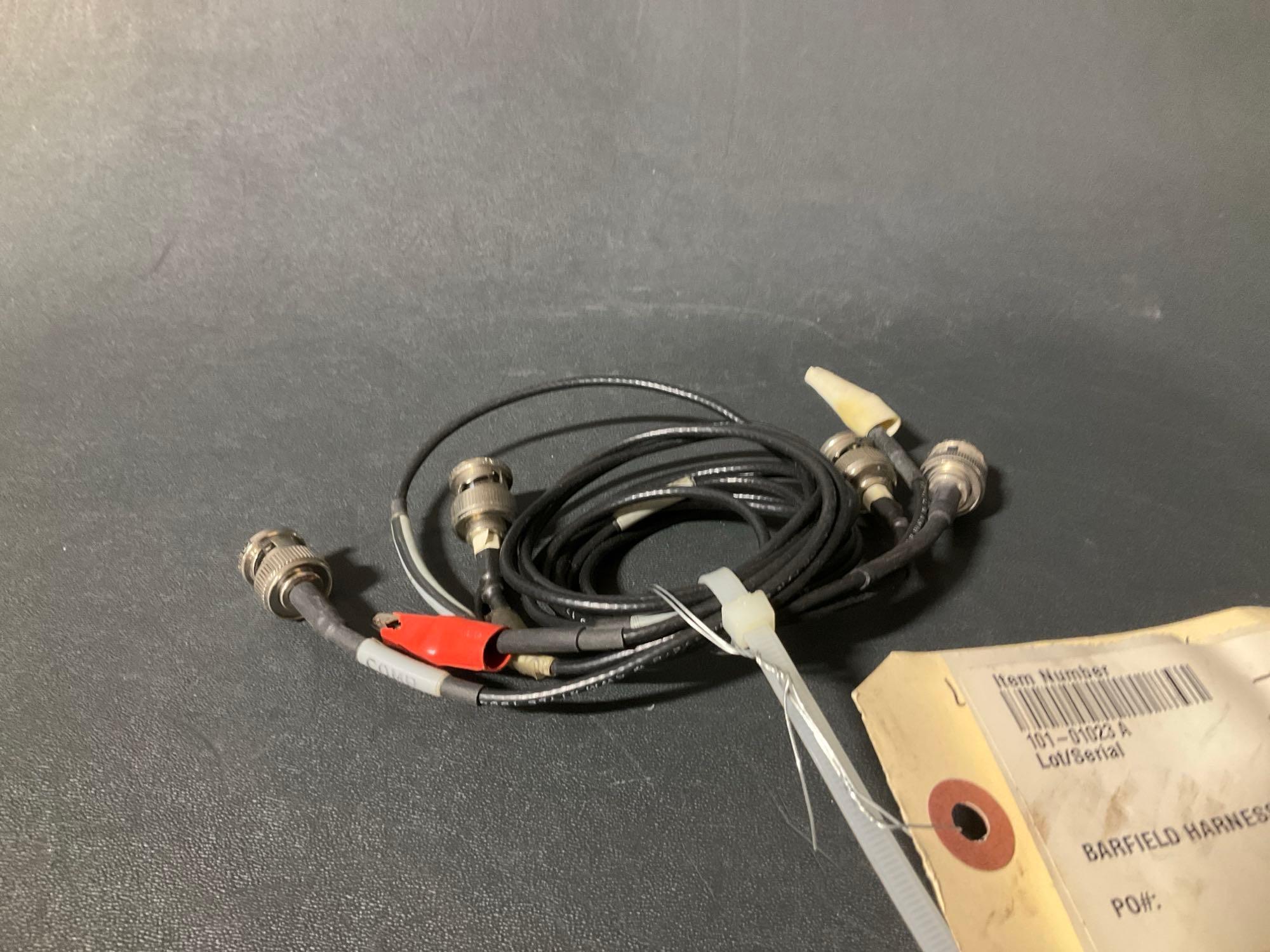 BOXES OF BARFIELD ADAPTER CABLES 101-00434, 101-00430, 101-00484, 101-00452, 101-00454, 101-00495,