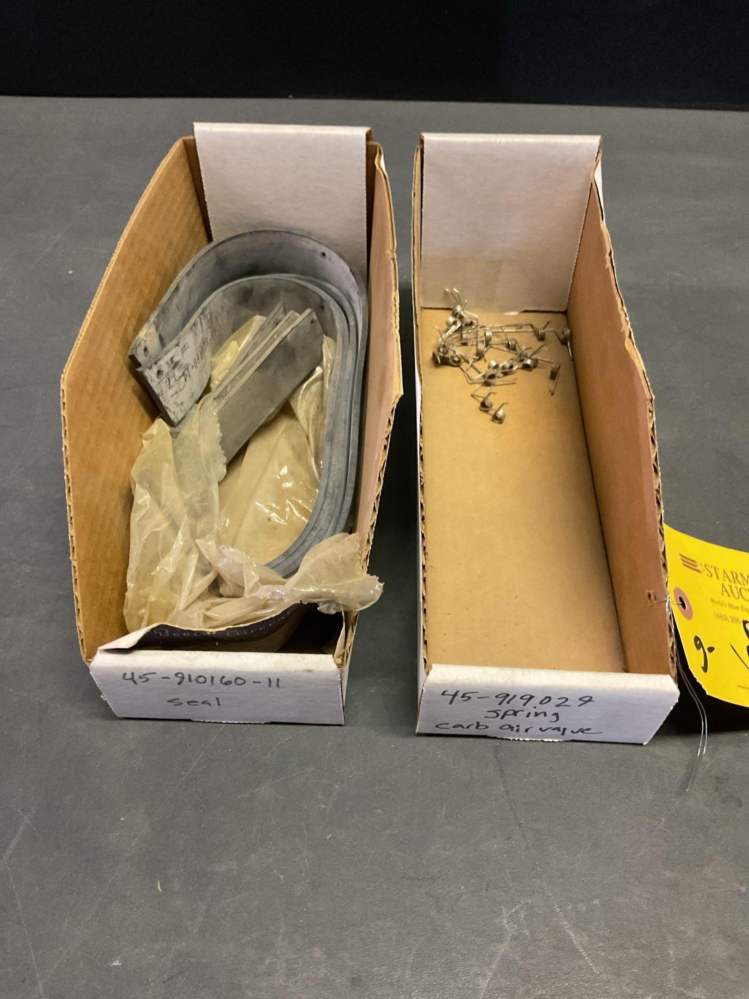 BOXES OF N.O.S. T34 AIRFRAME REPAIR INVENTORY