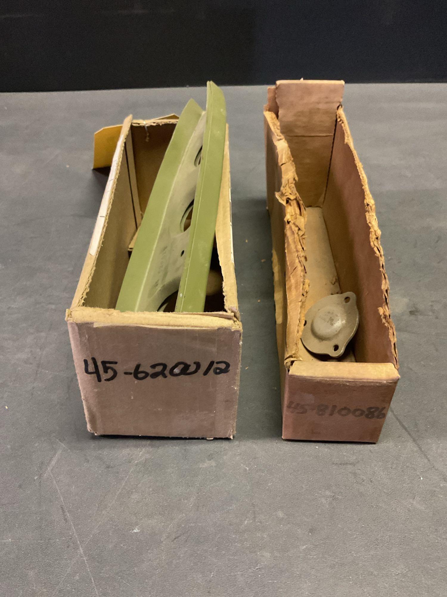 BOXES OF N.O.S. T34 AIRFRAME REPAIR INVENTORY