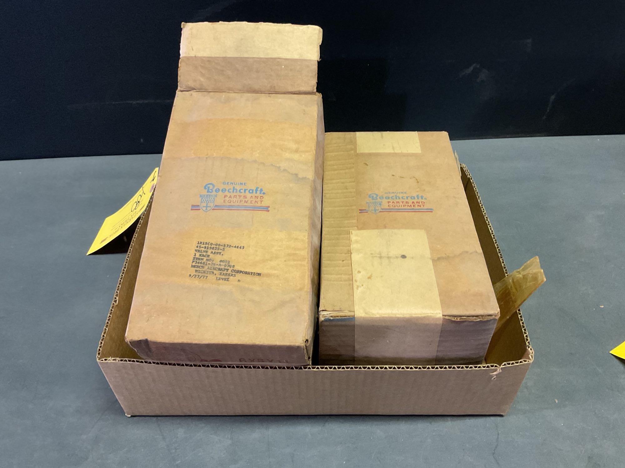 BOXES OF N.O.S. T34 AIRFRAME REPAIR INVENTORY