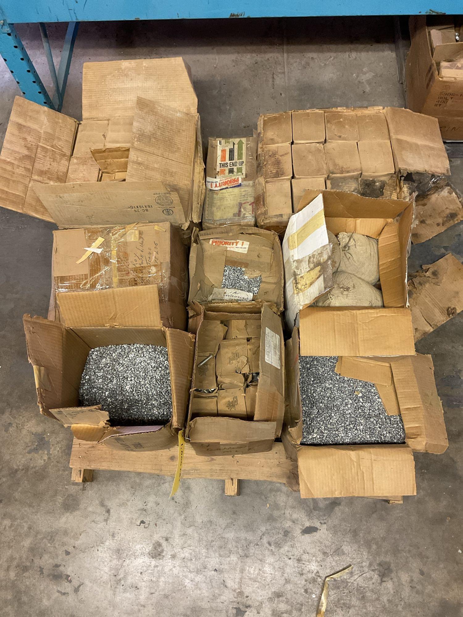 PALLETS OF SPRINGS & HARDWARE (2,100 LBS TOTAL)