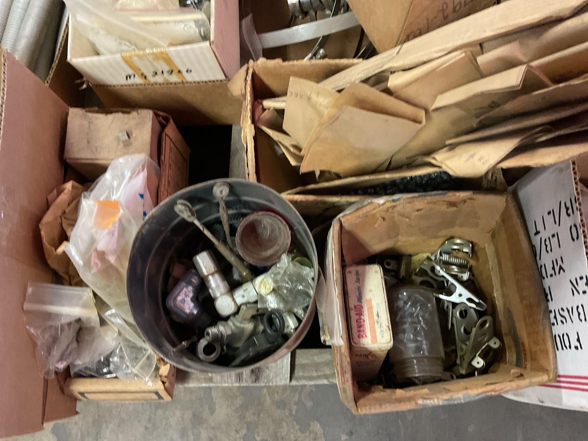 PALLETS OF SPRINGS & HARDWARE (2,100 LBS TOTAL)