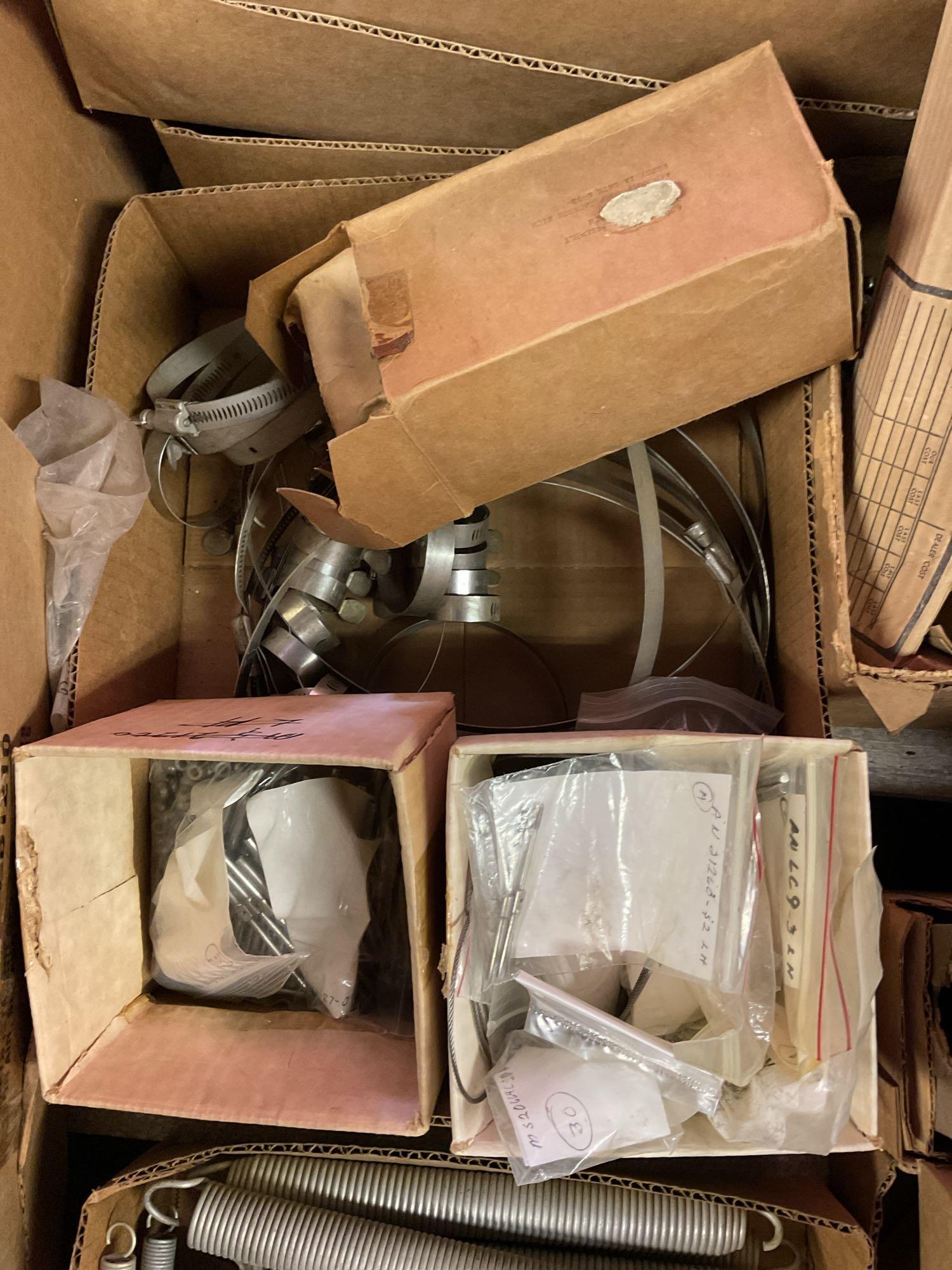 PALLETS OF SPRINGS & HARDWARE (2,100 LBS TOTAL)