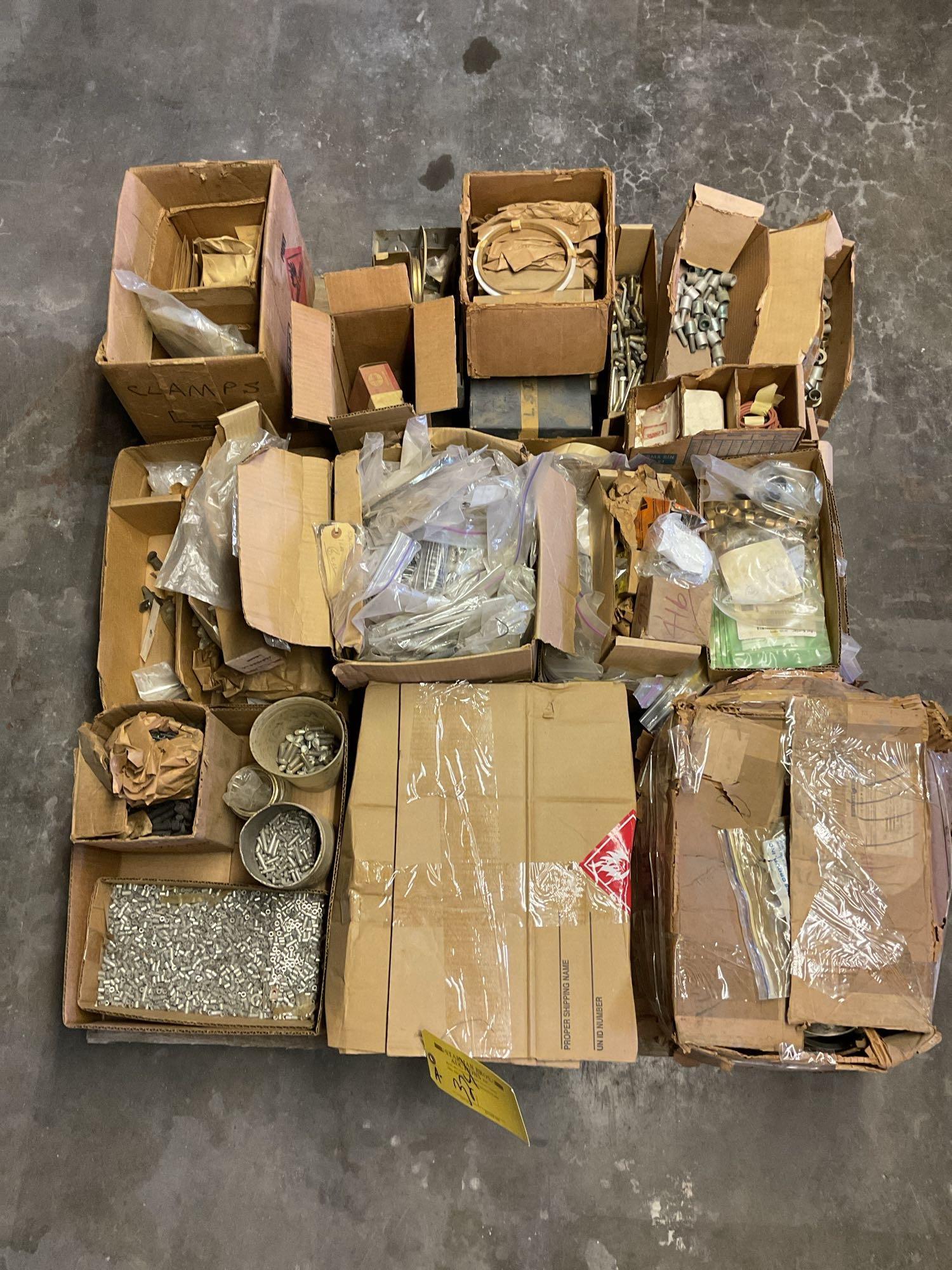PALLETS OF SPRINGS & HARDWARE (2,100 LBS TOTAL)