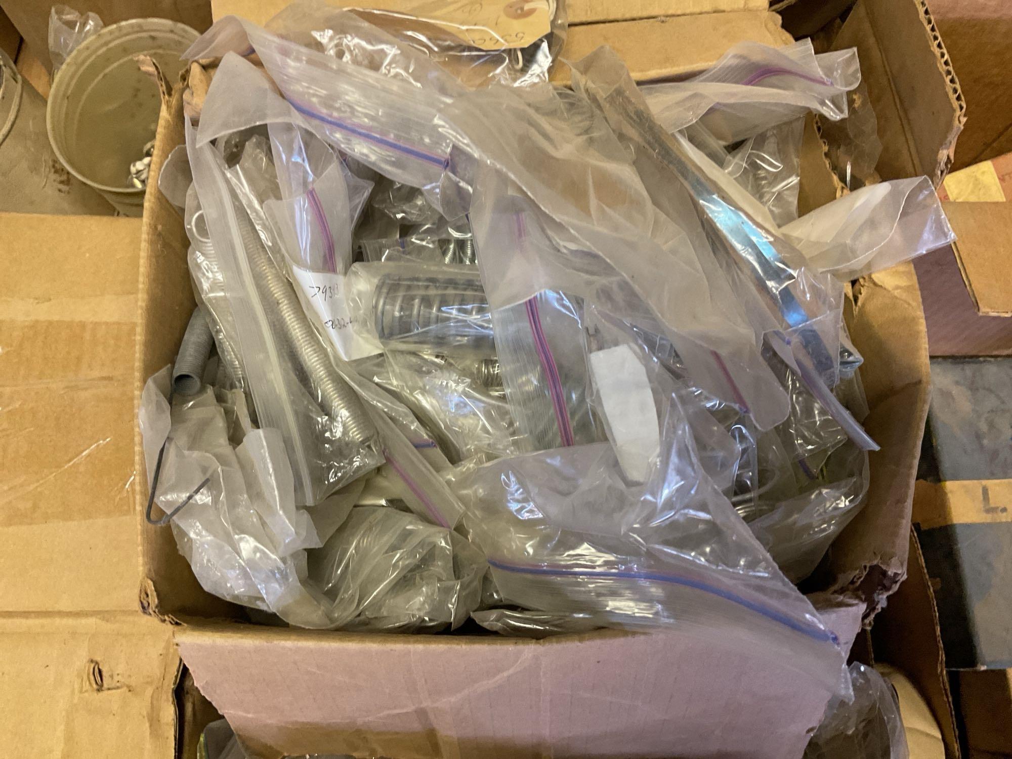PALLETS OF SPRINGS & HARDWARE (2,100 LBS TOTAL)