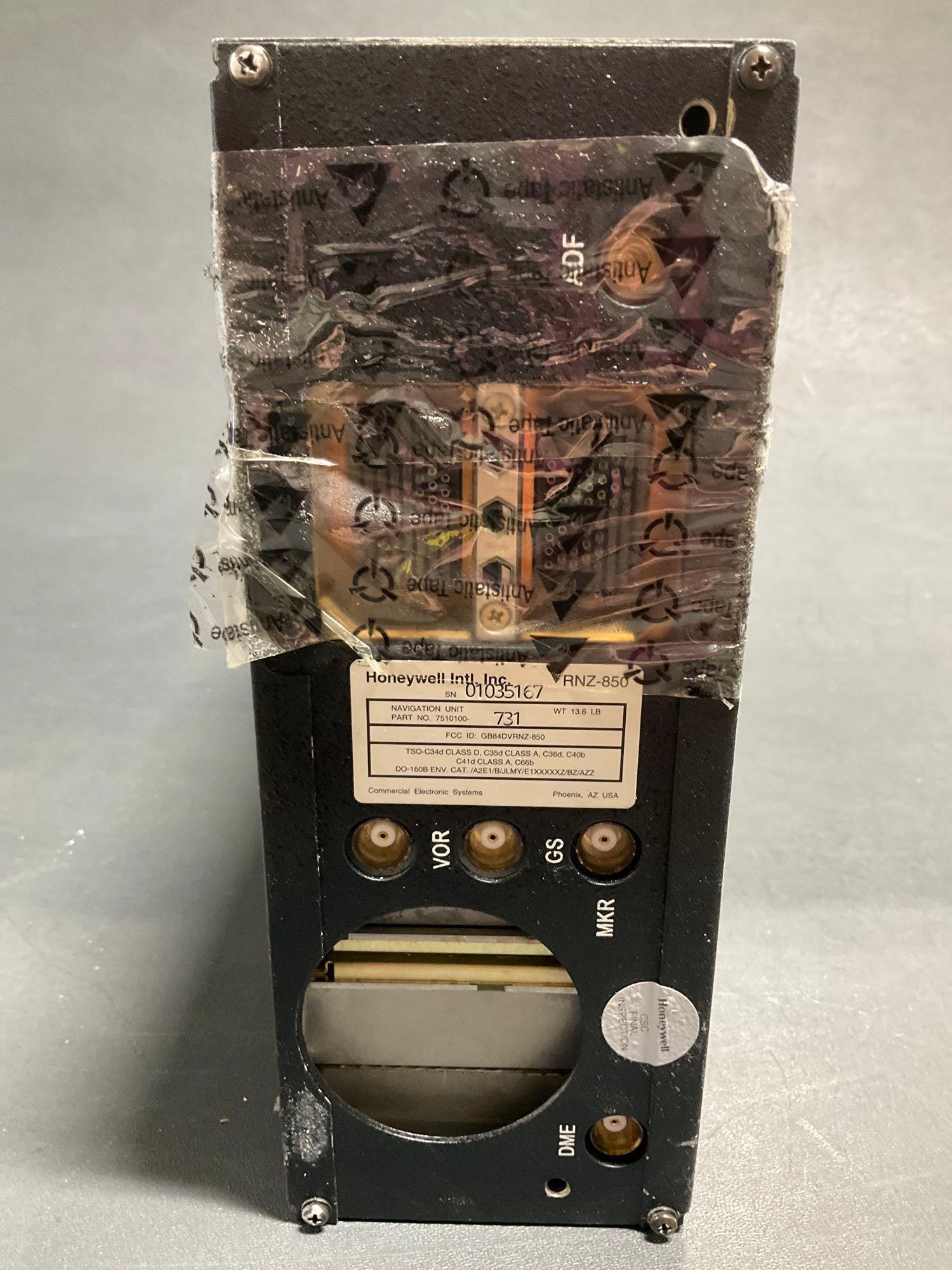 HONEYWELL RNZ-850 NAV UNITS 7510100-731 & -733 (BOTH WWR)