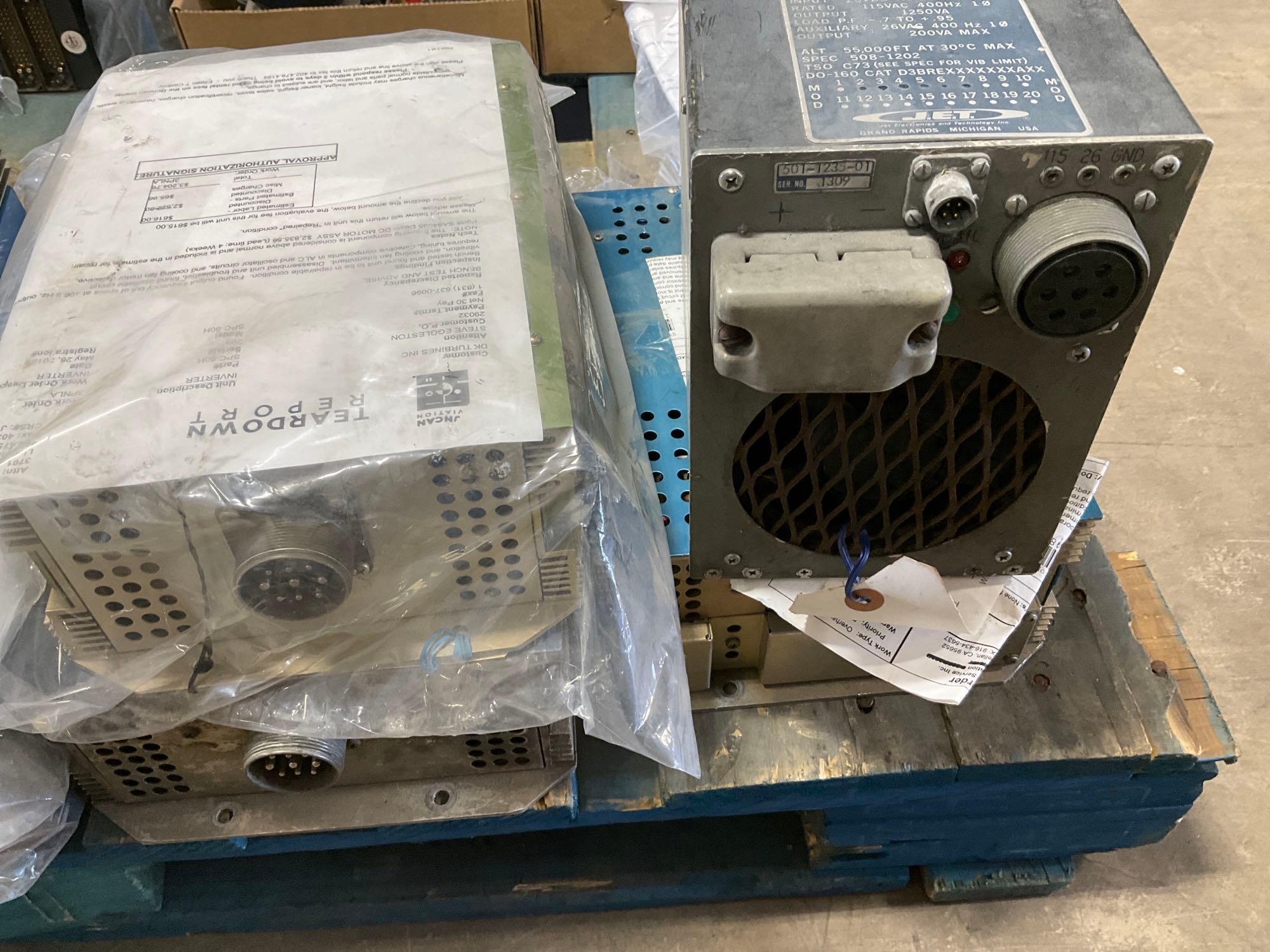 (LOT) AVIONICS & INVERTERS (BER & RAI)