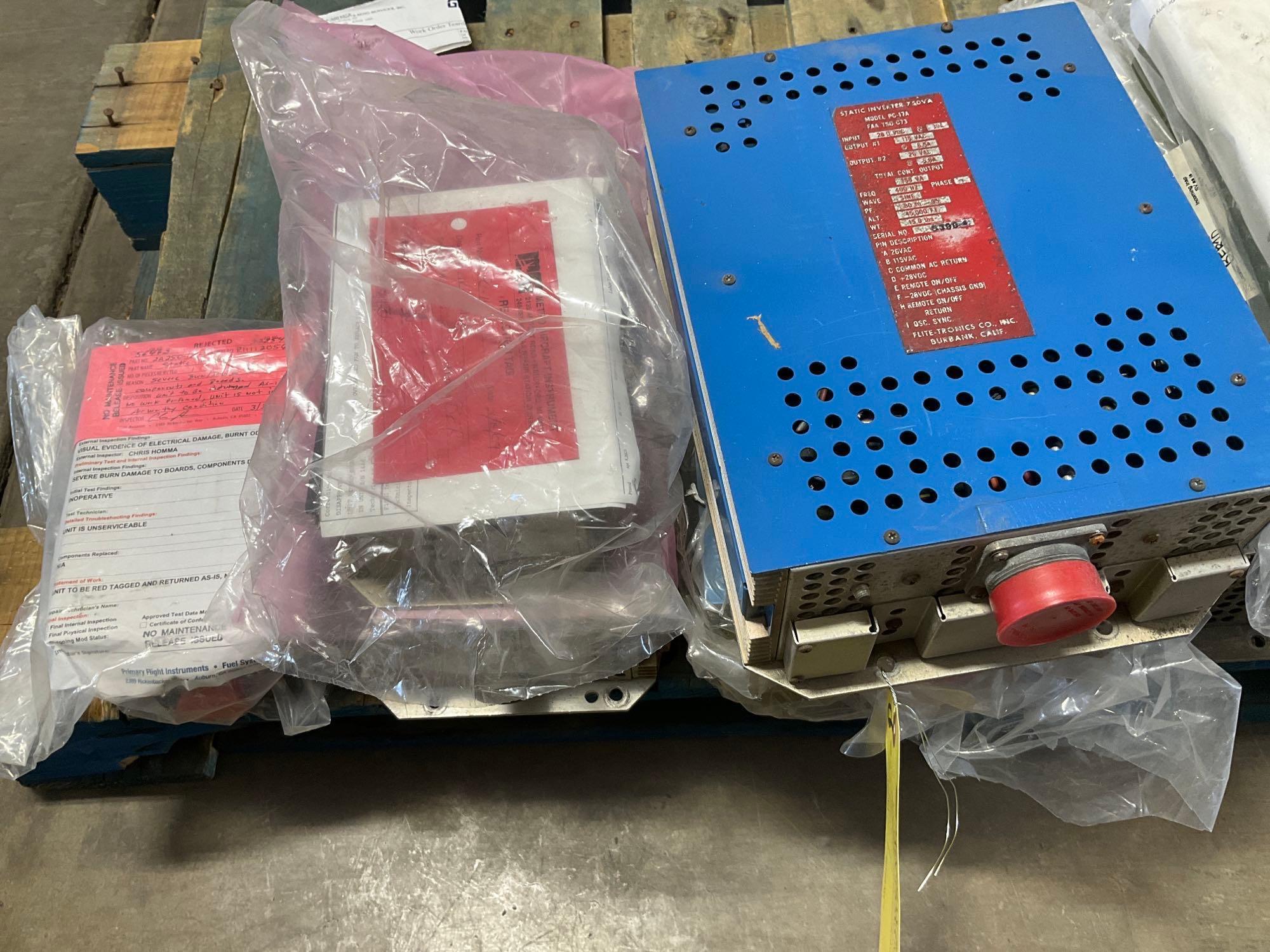 (LOT) AVIONICS & INVERTERS (BER & RAI)
