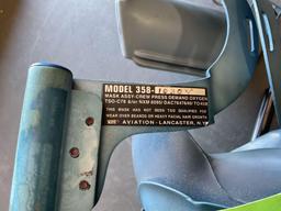 OXYGEN MASK 358-1030V (REPAIRABLE) & NEW OXYGEN INVENTORY