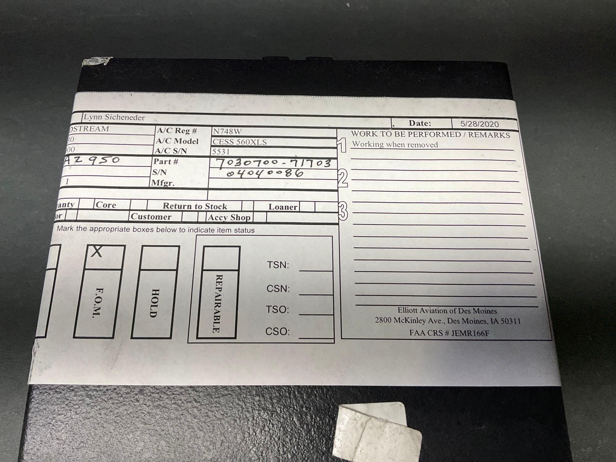 HONEYWELL CITATION AZ-950 MICRO AIRDATA COMPUTERS 7030700-71703 (ALL WWR)