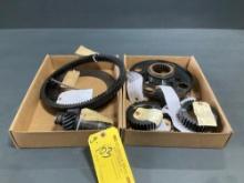 BOXES OF BELL 206 TRANSMISSION GEARS 206-040-124-001, 206-040-020-003, 206-040-146-001, ETC (ALL OLD