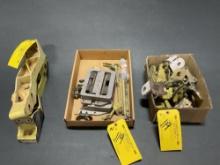 BOXES & STACK OF BELL 206 MOUNTS, DAMPERS & ENGINE TUBES