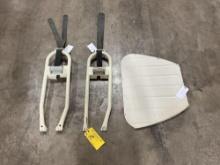 (LOT) BELL 206 SEAT BELT ATTACH POINT & BULKHEAD PANEL
