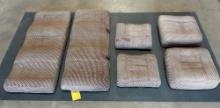 (LOT) SET OF JET RANGER SEAT CUSHIONS