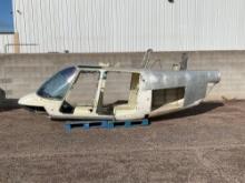 1977 BELL 206B CABIN SECTION (DAMAGED SKINS/BILL OF SALE ONLY)