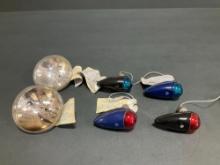 (LOT) NAV LIGHTS & BULBS (REMOVED FROM R44)