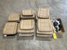 (LOT) R44 SEAT CUSHIONS, SEAT BELTS & MISC