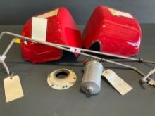 (LOT) FUEL FILTER 1743640-01, CAP 400-040-055-109, SNOW BAFFLES, CABLE ASSY & LINES
