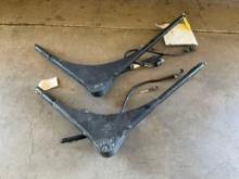 PAIR OF SEARCHLIGHT MOUNTS