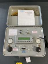 BARFIELD DPS300 PITOT STATIC TEST SET 101-00174 (PUMP POWERS ON, NO BATTERY CHARGER FOR SCREEN SO
