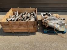 PALLETS OF BROUSSARD/985 LEFT & RIGHT EXHAUST PIPES AND INVENTORY