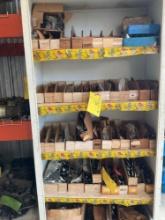 SHELVES OF CLAMPS & O-RINGS