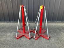 44" JACKHOUSE AIRCRAFT JACKS (BOTH WORK PROPERLY)