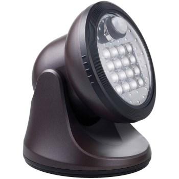 Light It Motion Activated Integrated LED Outdoor Wireless Flood Light, Bronze