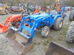 New Holland T1510 TLB, 4wd, R4 Tires, SSL Quick Attach, Gear Drive, Thumb F