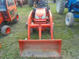Kubota BX1850 w/ Loader & 48" Mowing Deck, 4wd, 763 Hours, Nice Local New K
