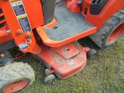 Kubota BX1850 w/ Loader & 48" Mowing Deck, 4wd, 763 Hours, Nice Local New K