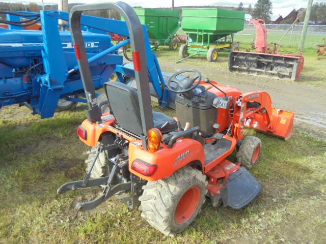 Kubota BX1850 w/ Loader & 48" Mowing Deck, 4wd, 763 Hours, Nice Local New K