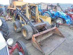 New Holland L785 Skid Steer, OROPS, Diesel, Aux Hydraulics, Runs Good But C