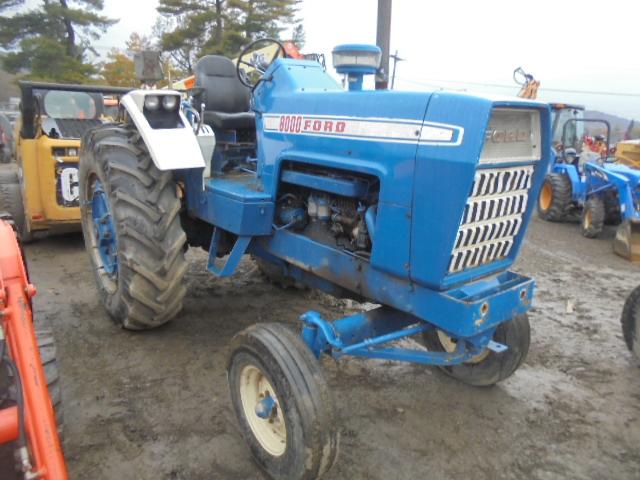 Ford 8000, 4150 Hours, Remote, 18.4-38 Tires, Runs Excellent, Very Nice Tra