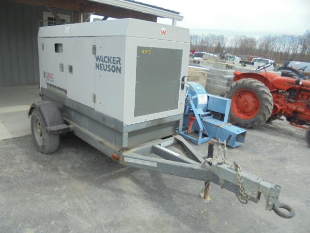 Wacker Neuson G50 Genset, 38KW, John Deere Diesel, 5391 Hours