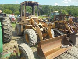 John Deere 244E Wheel Loader, Cab / Engine Fire, Coupler Bucket, AS-IS