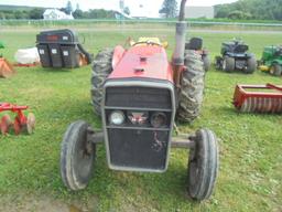 Massey Ferguson 235 Diesel, Chains, 3pt, Pto, Clean Tractor That Runs Good,