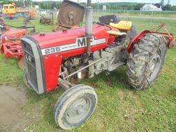 Massey Ferguson 235 Diesel, Chains, 3pt, Pto, Clean Tractor That Runs Good,