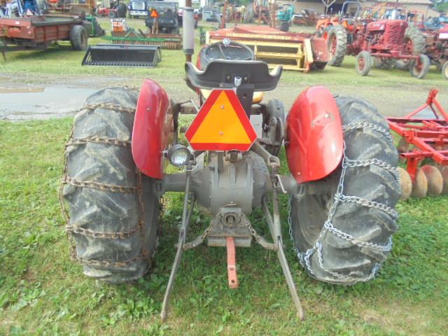 Massey Ferguson 235 Diesel, Chains, 3pt, Pto, Clean Tractor That Runs Good,