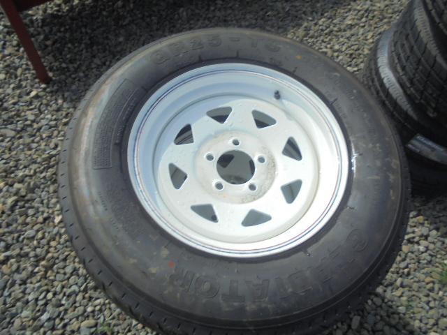 New 205-75R15 Trailer Wheels, 5 Lug
