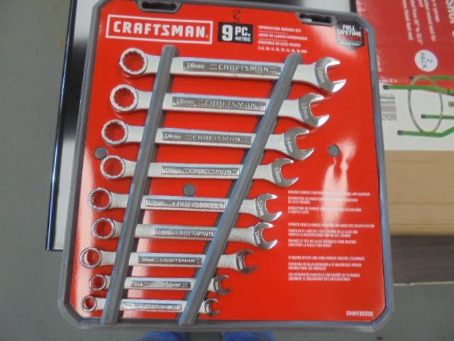 New Craftsman 9PC Metric Wrench Set 7mm-16mm