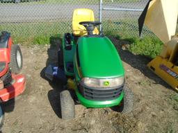 John Deere LA125 Riding Mower, 42" Deck, 633 Hours, Runs & Mows