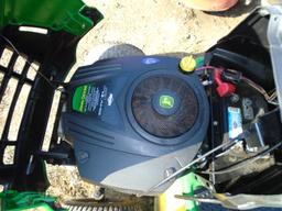 John Deere LA125 Riding Mower, 42" Deck, 633 Hours, Runs & Mows